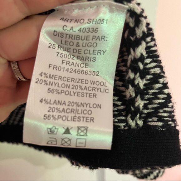 Leo & Ugo black and white cardigan - Picture 7 of 8